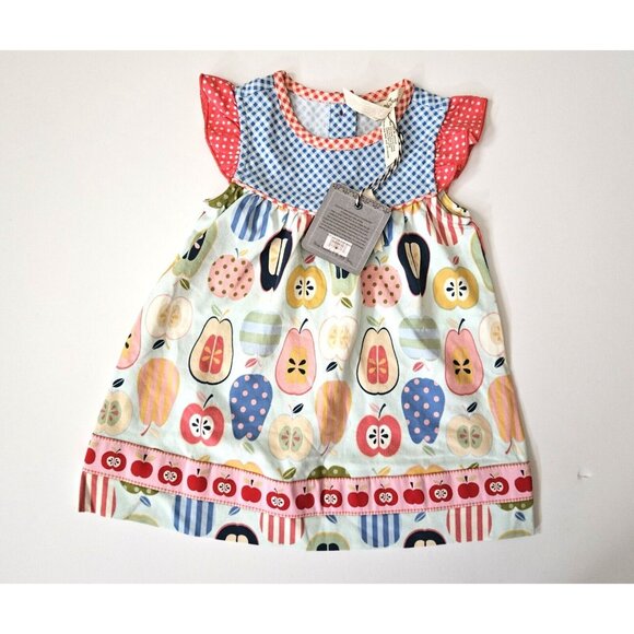 Matilda Jane 6-12 NWT Adventure Begins Preschool Pretty Dress - Picture 1 of 3